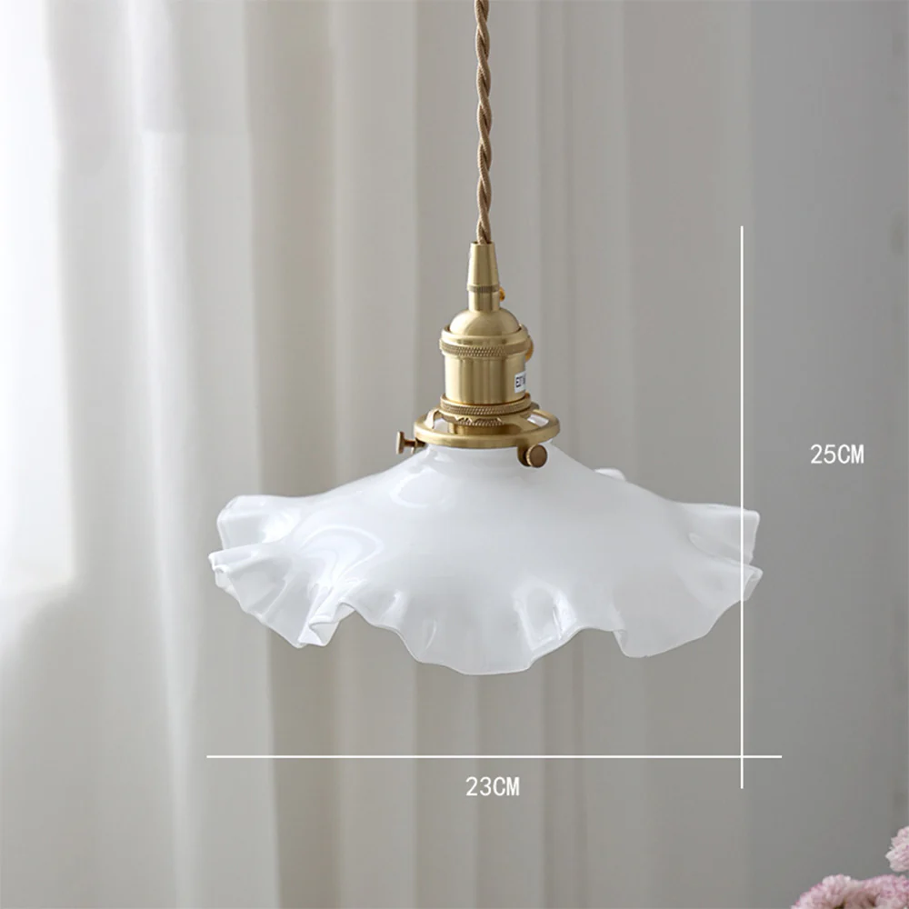 Nordic Kitchen Island Vintage Glass Hanging Light - Image 5