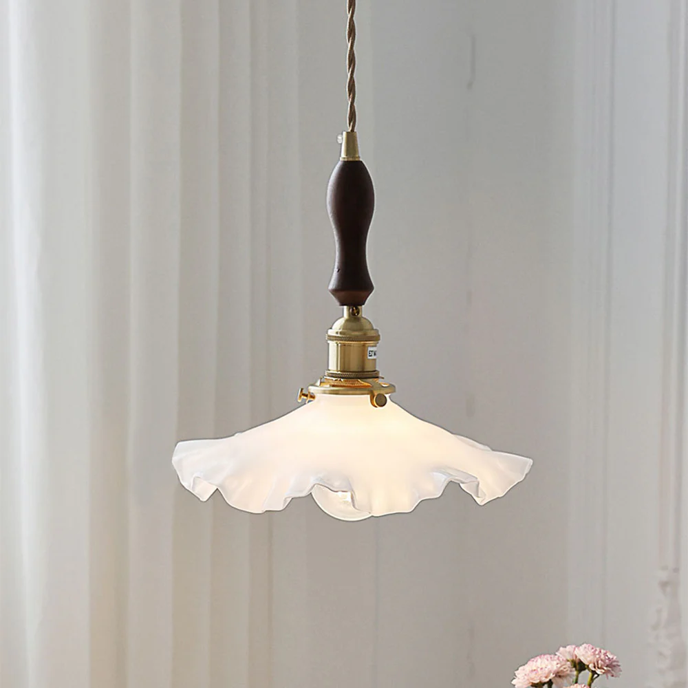 Nordic Kitchen Island Vintage Glass Hanging Light - Image 7