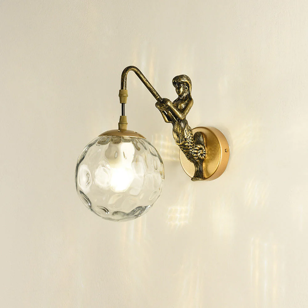 Nordic Lantern Clear Ball Wall Light - Image 3