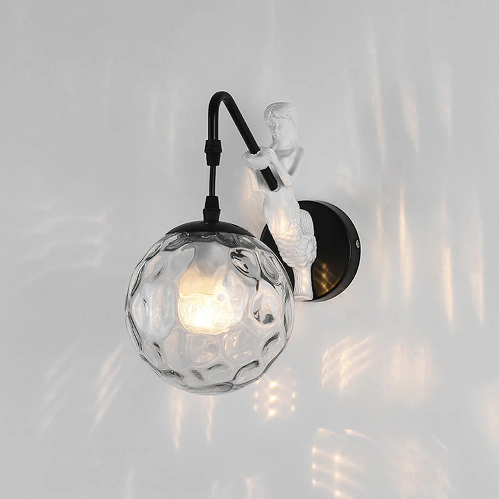 Nordic Lantern Clear Ball Wall Light - Image 7