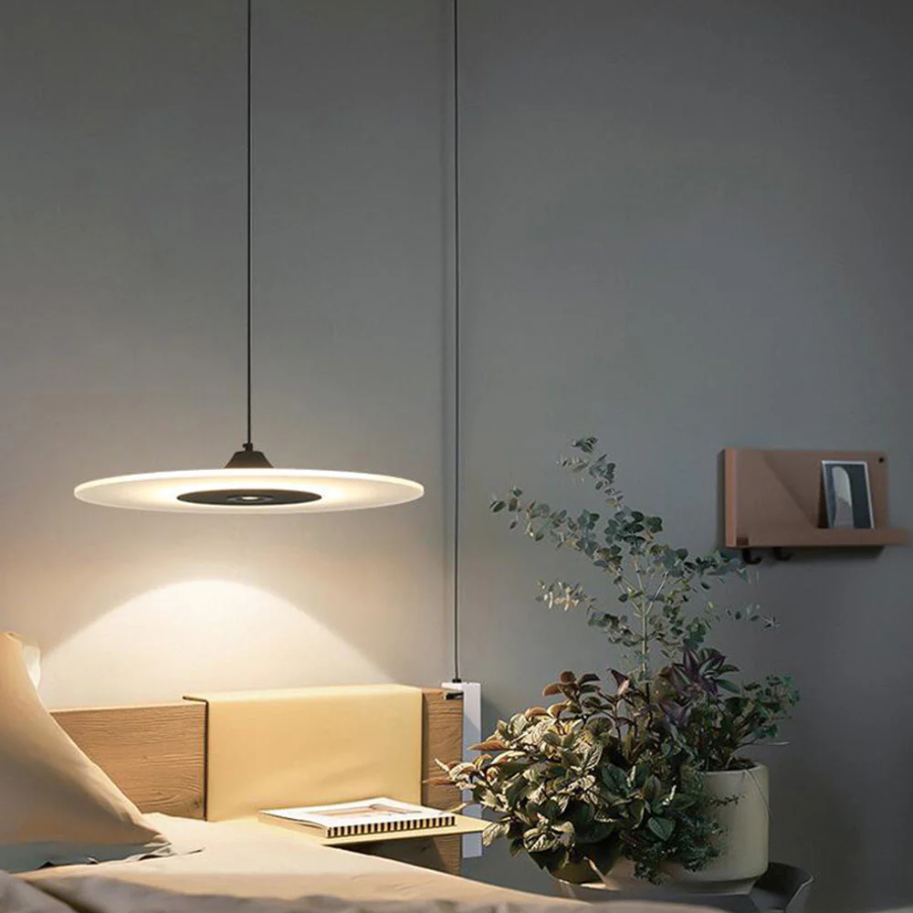 Nordic LED Flat Pendant Light For Dining Room - Image 6