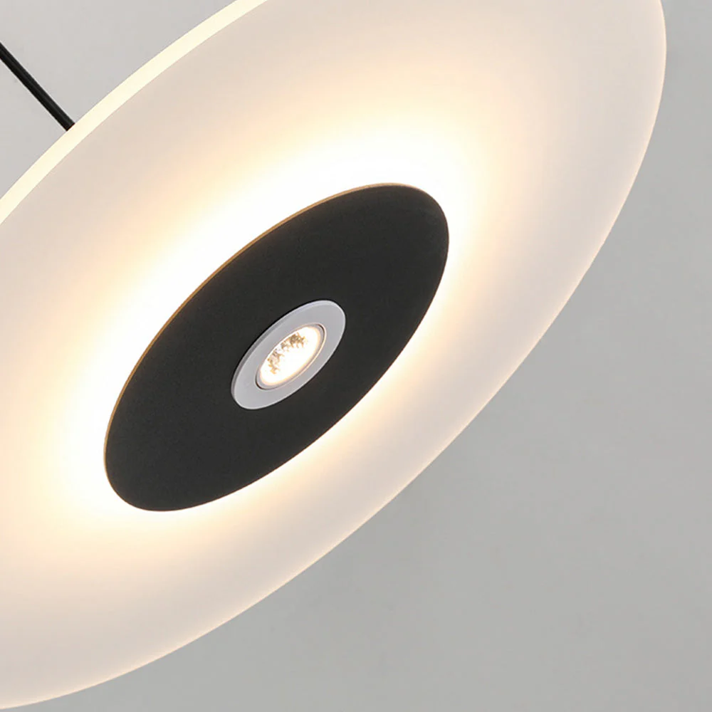 Nordic LED Flat Pendant Light For Dining Room - Image 9