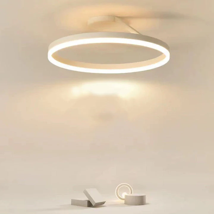 Nordic LED Geometry Circle Ceiling Light - Image 16