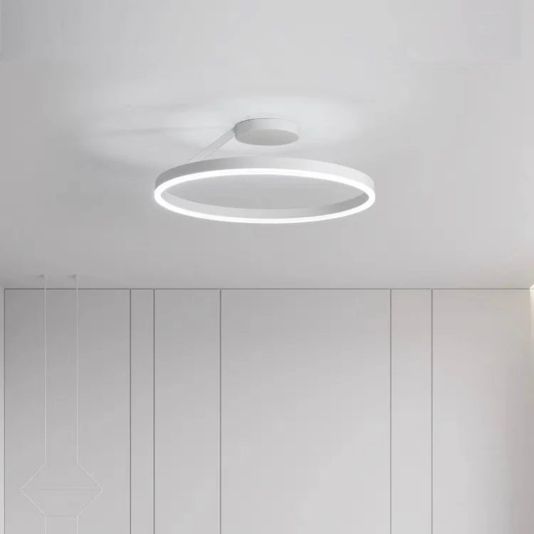 Nordic LED Geometry Circle Ceiling Light - Image 18