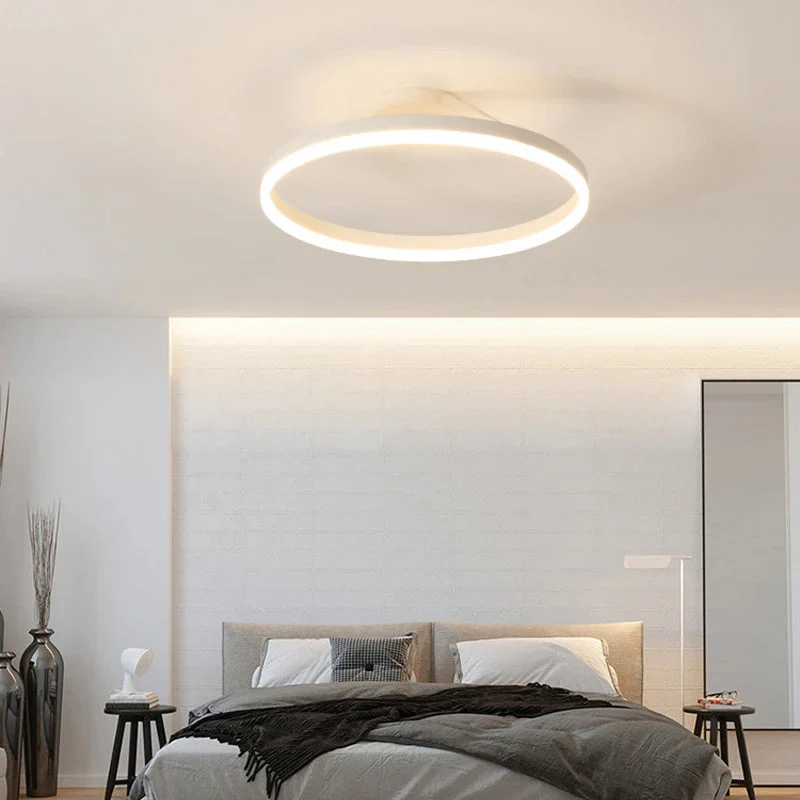 Nordic LED Geometry Circle Ceiling Light - Image 20
