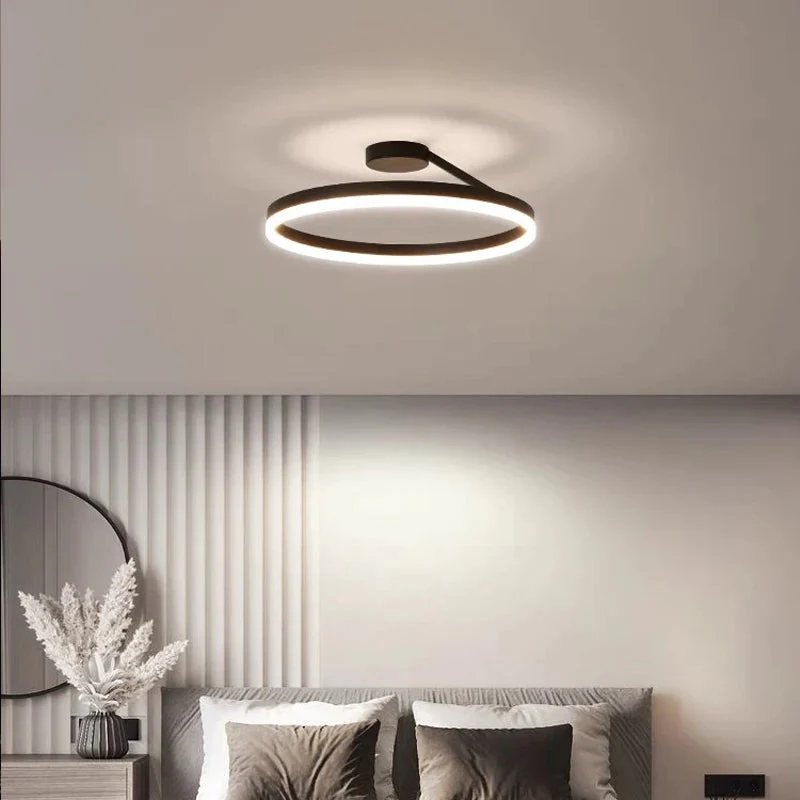 Nordic LED Geometry Circle Ceiling Light - Image 6