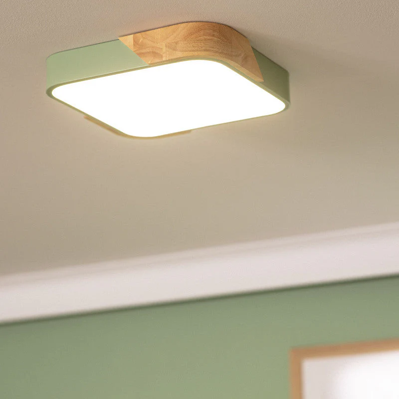Nordic Macaron Rectangular Living Room Ceiling Lamp - Image 3