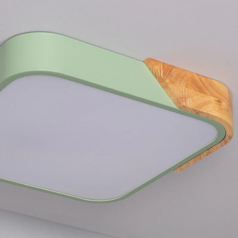 Nordic Macaron Rectangular Living Room Ceiling Lamp - Image 4