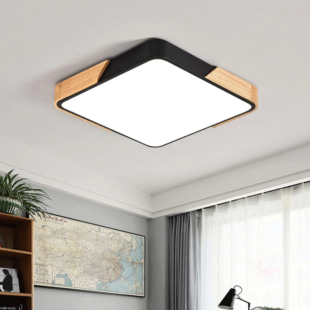 Nordic Macaron Rectangular Living Room Ceiling Lamp - Image 7