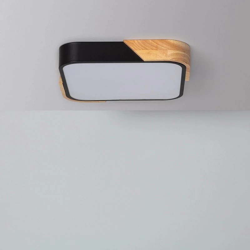 Nordic Macaron Rectangular Living Room Ceiling Lamp - Image 9