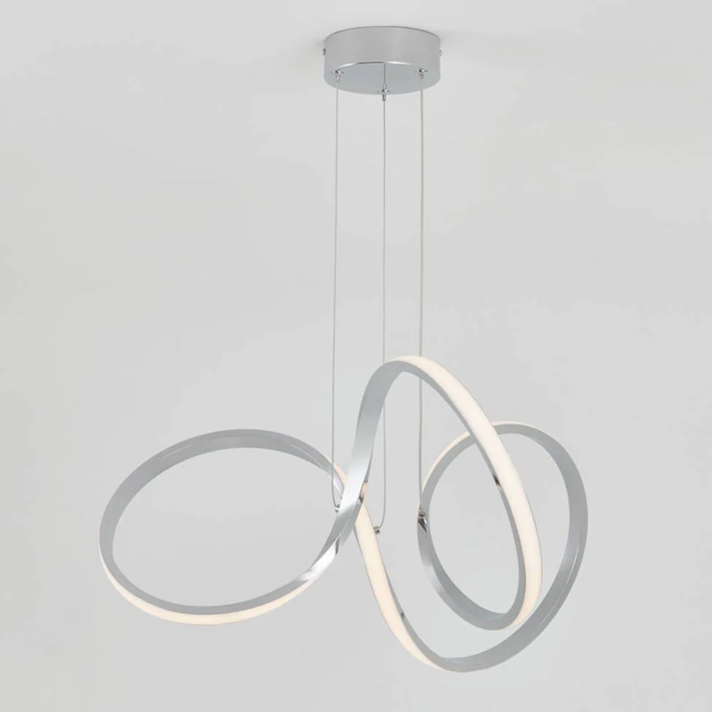 Nordic Minimalism Swirl Integrated Ceilng Light - Image 5