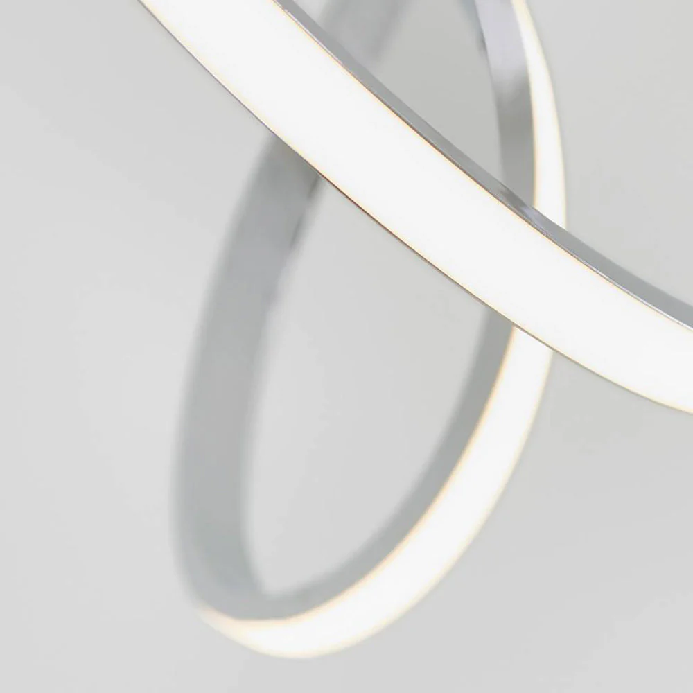 Nordic Minimalism Swirl Integrated Ceilng Light - Image 6