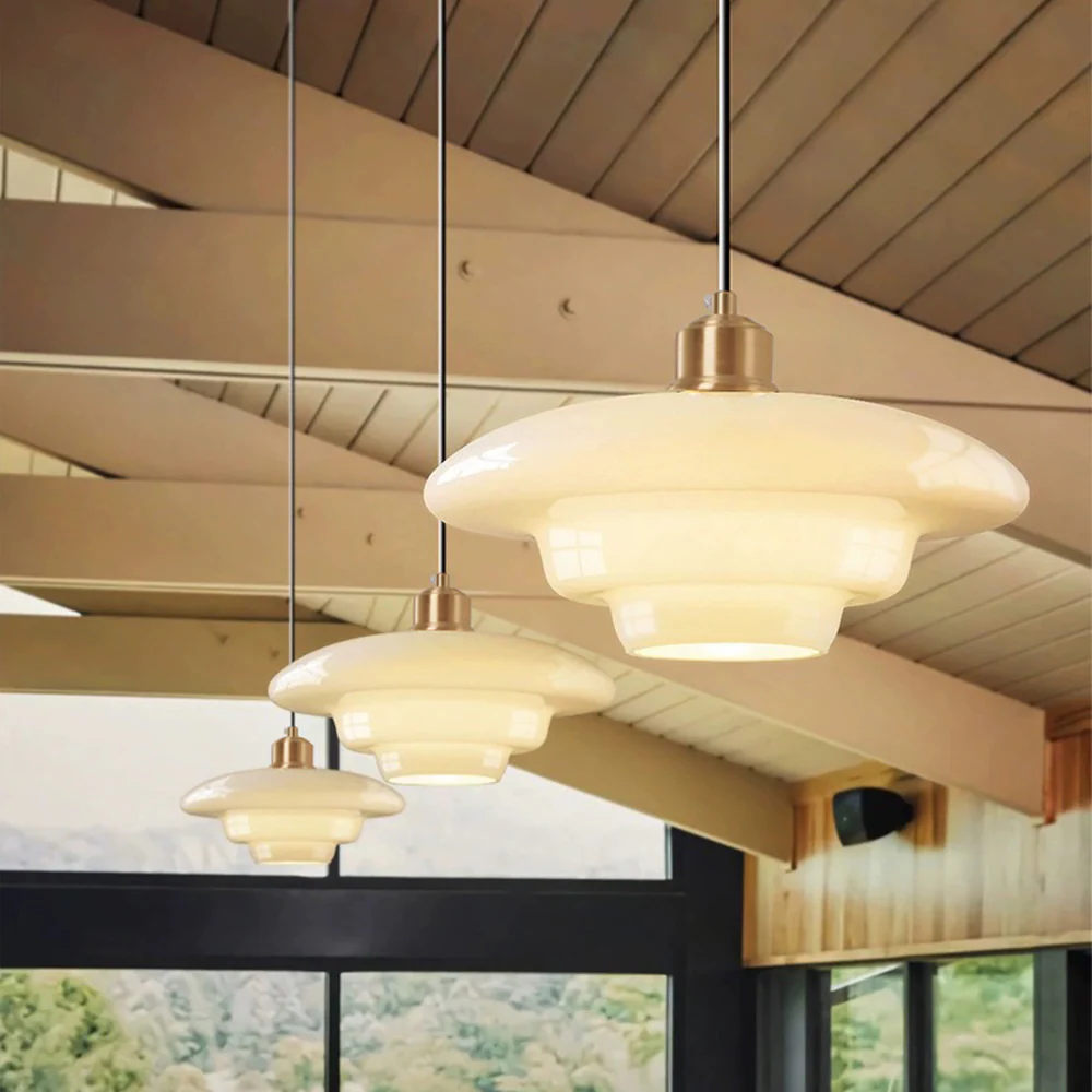 Nordic Minimalist Glass Pendant Light - Image 11
