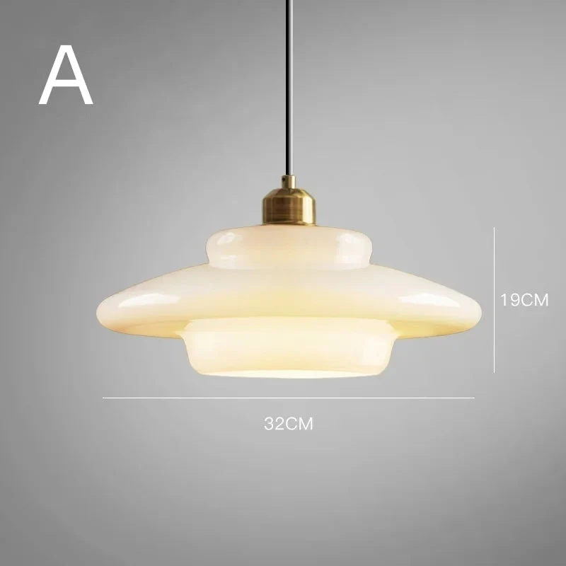Nordic Minimalist Glass Pendant Light - Image 3
