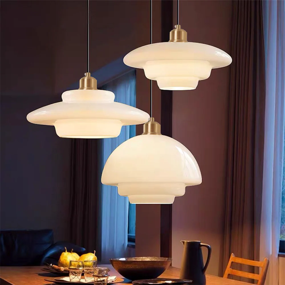 Nordic Minimalist Glass Pendant Light - Image 7