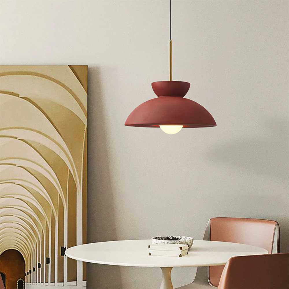 Nordic Minimalist Resin Pendant Light For Dining Room - Image 5