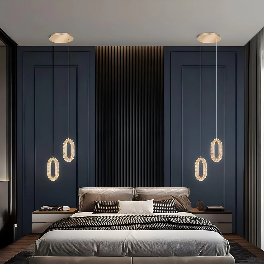Nordic Modern Zinc Alloy LED Pendant Light For Living Room - Image 4