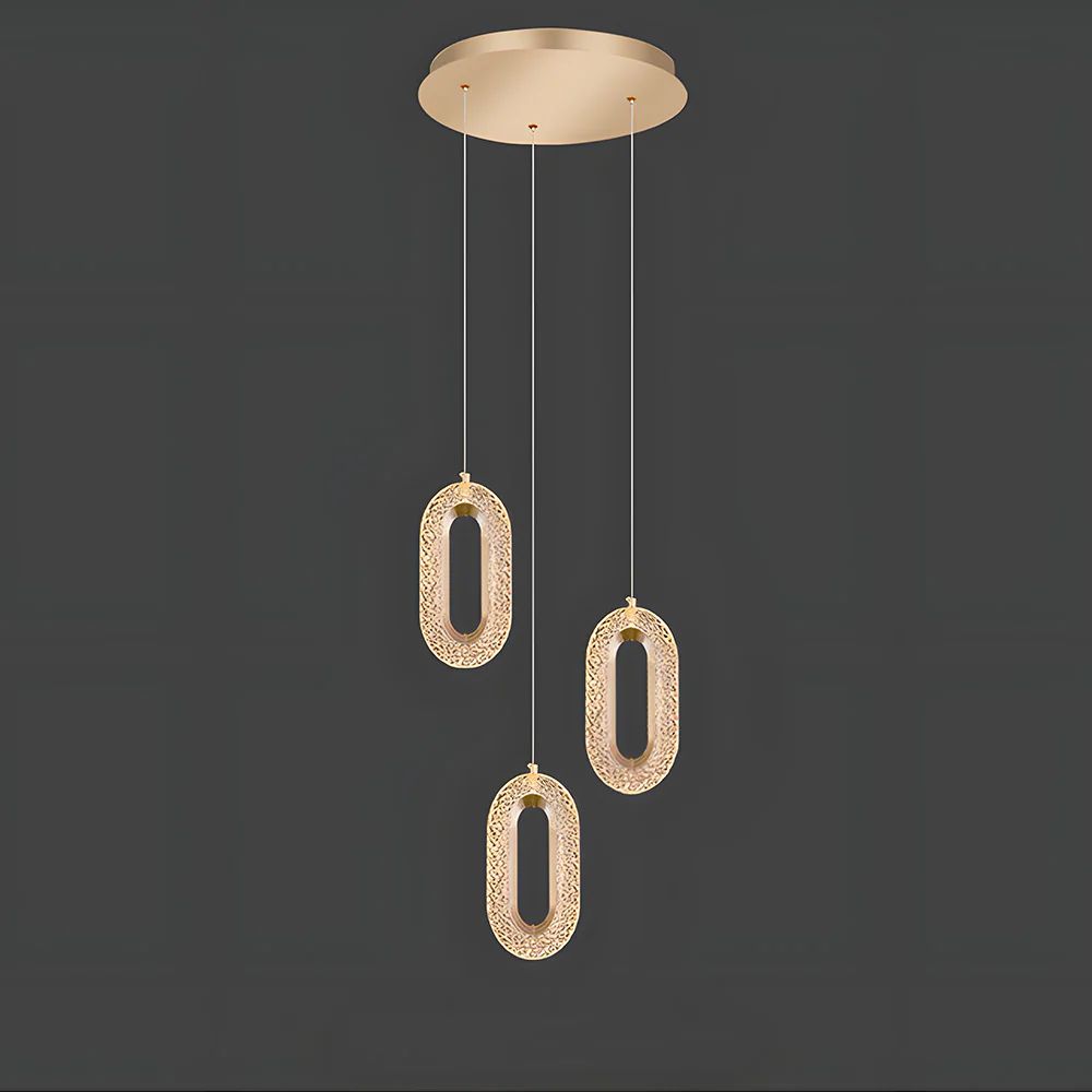 Nordic Modern Zinc Alloy LED Pendant Light For Living Room - Image 9