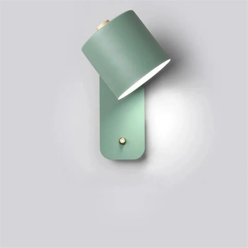 Nordic Rotatable Cylinder Iron Wall Light For Bedroom - Image 15