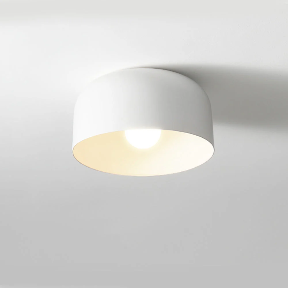 Nordic Round Iron Flush Mount Ceiling Lamp