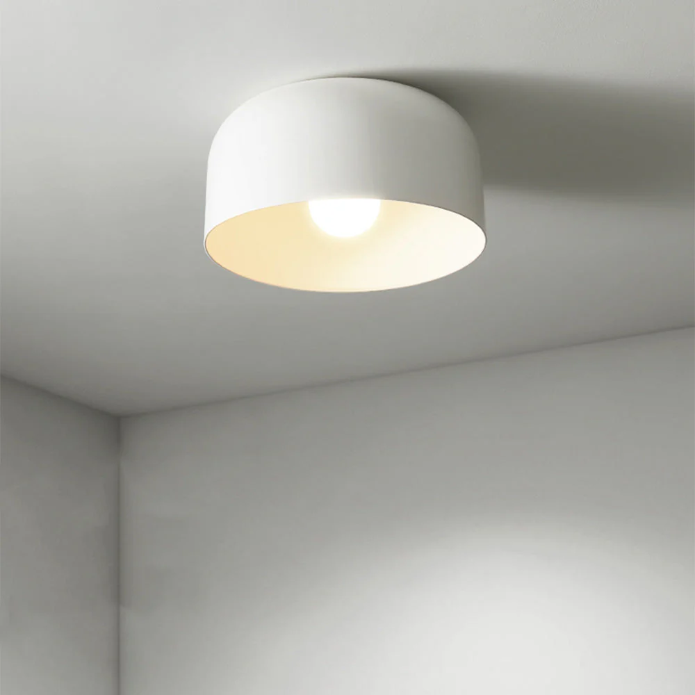 Nordic Round Iron Flush Mount Ceiling Lamp - Image 5