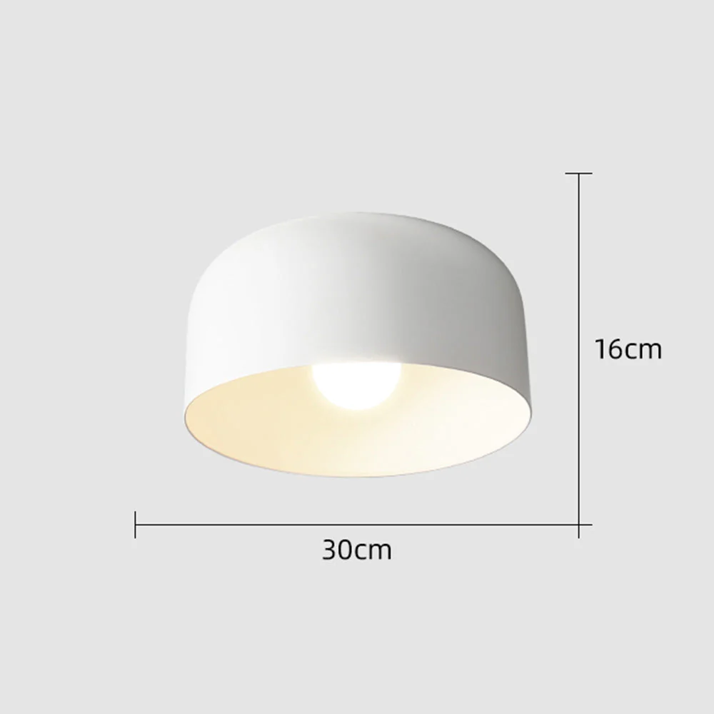 Nordic Round Iron Flush Mount Ceiling Lamp - Image 8