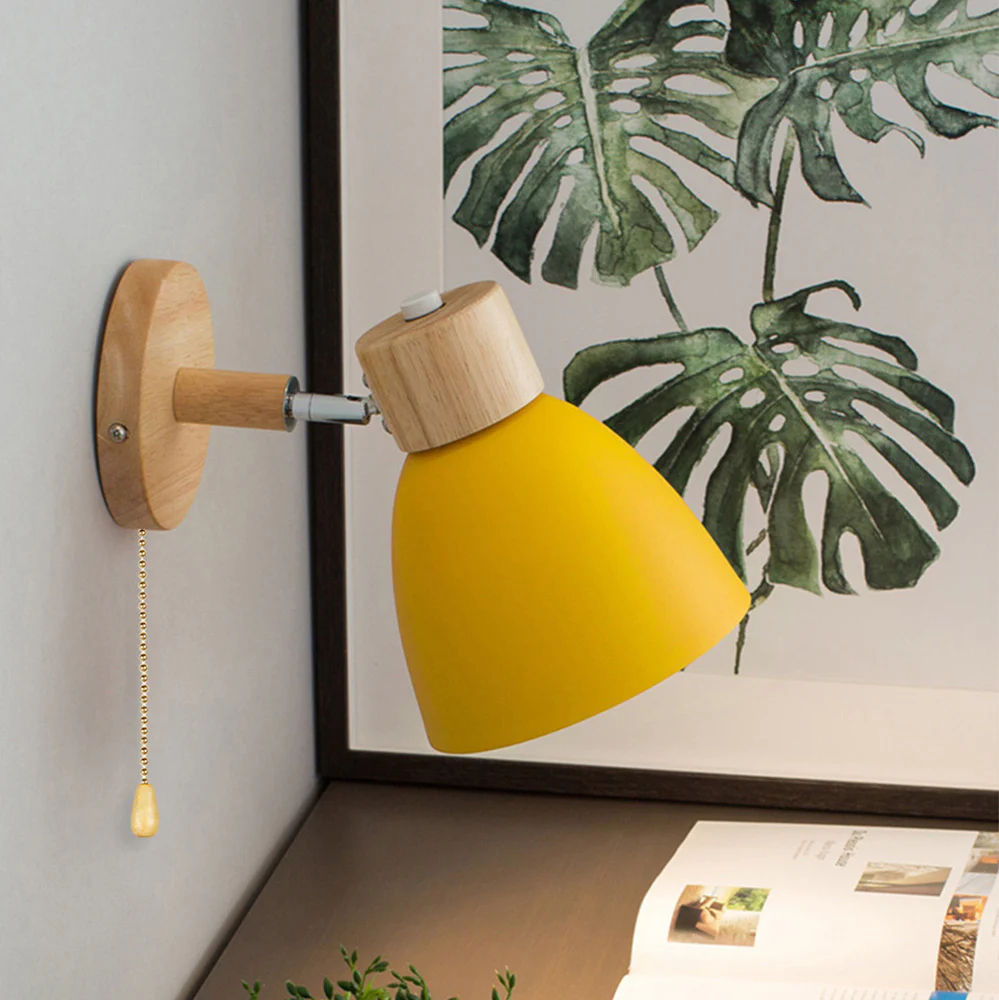 Nordic Simple Colorful Bedroom Wall Light - Image 2