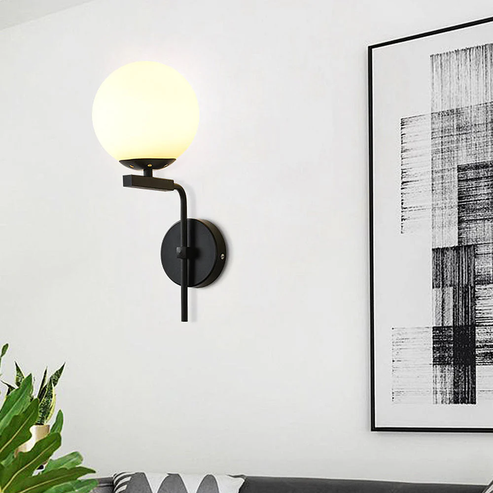 Nordic Simple Glass Ball Wall Light - Image 4