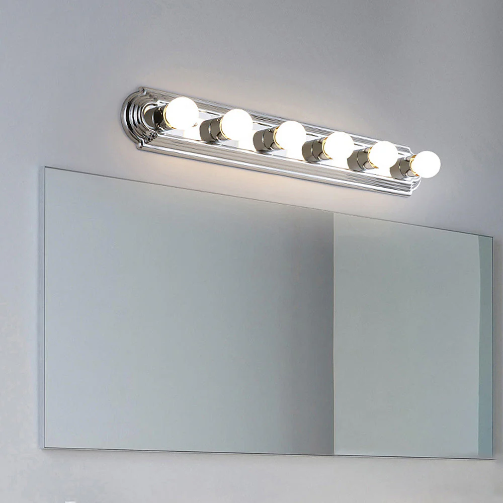 Nordic Simple Metal Silver Vanity Lighting - Image 7