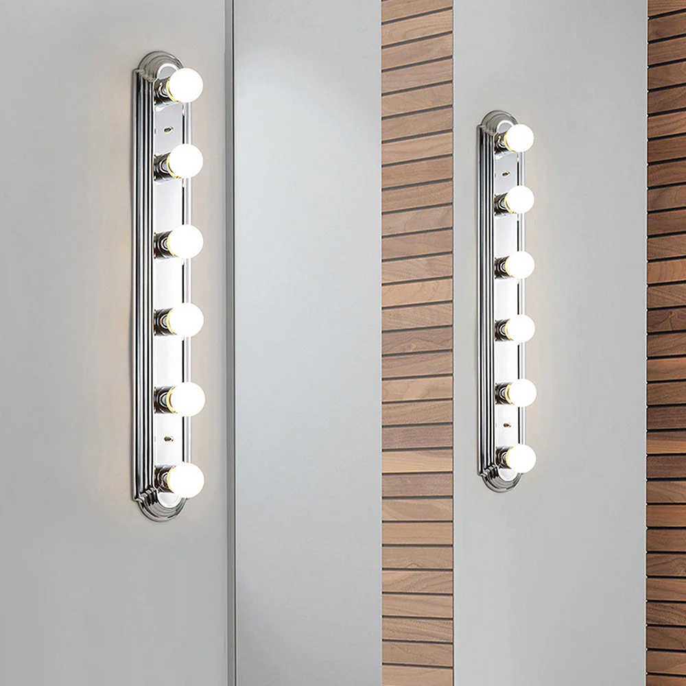Nordic Simple Metal Silver Vanity Lighting - Image 9