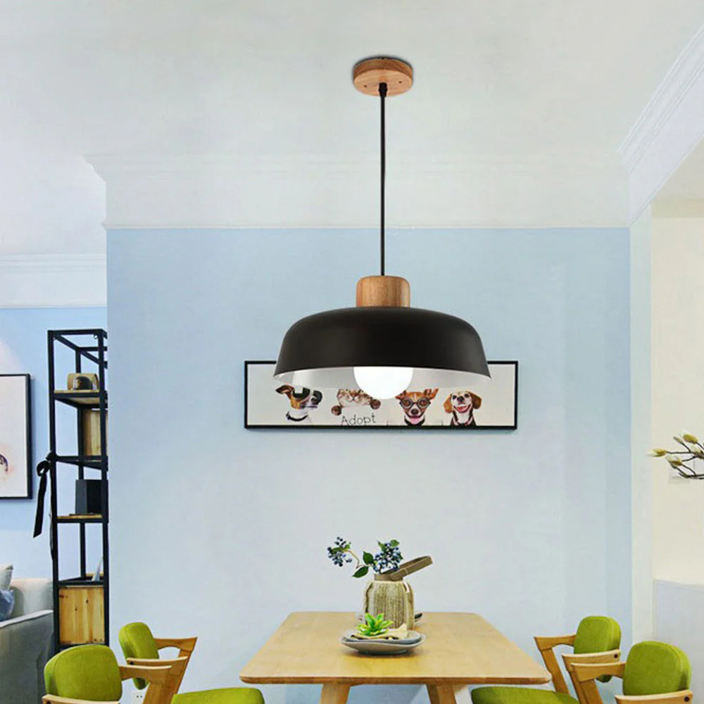 Nordic Small Stained Aluminium Pendant Lamp - Image 13