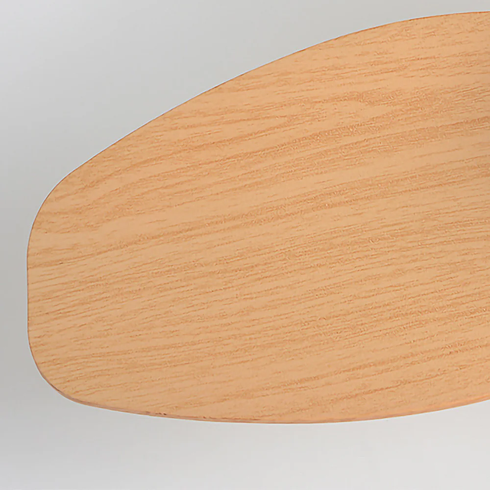 Natural Wood Stylish Ceiling Fan With LED Light - Image 27