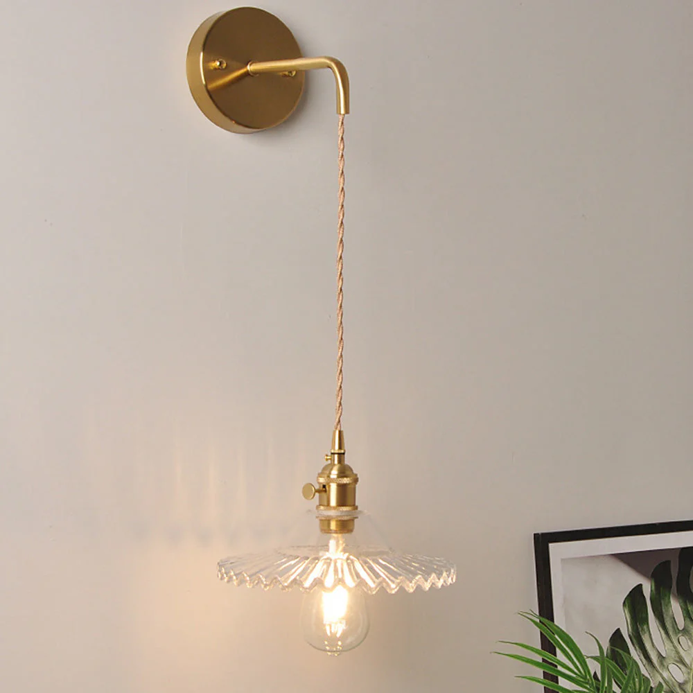 Nordic Wall Mounted Adjustable Glass Wall Lamp - Image 4