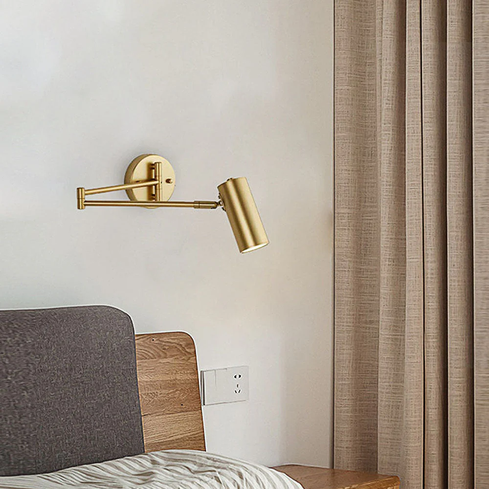 Noridc Adjustable Bedside Reading Wall Light - Image 5