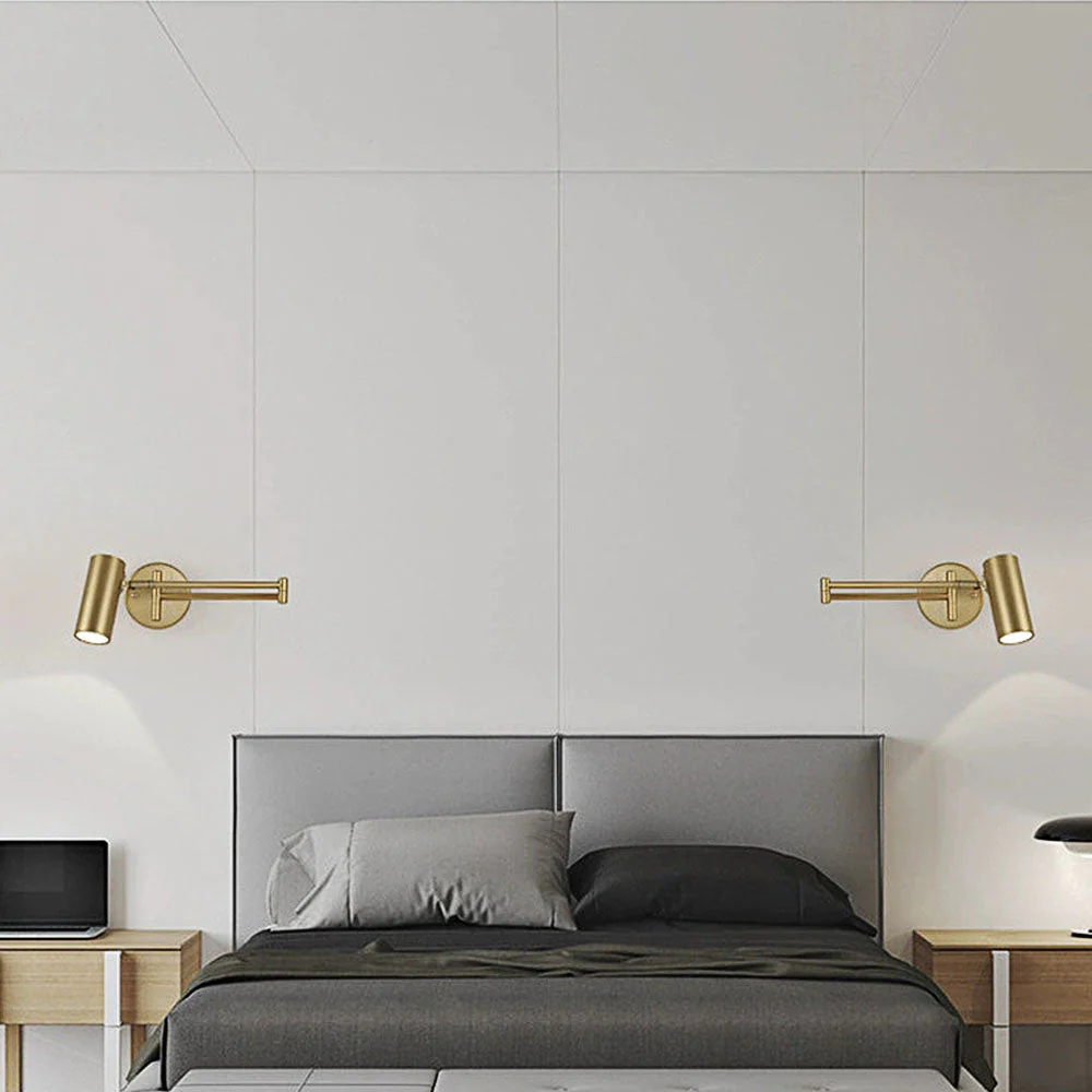 Noridc Adjustable Bedside Reading Wall Light - Image 8