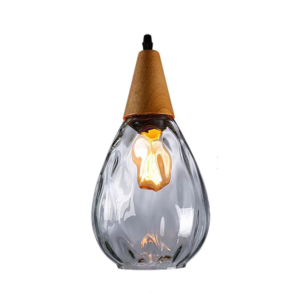 Retro Teardrop Glass Dining Room Pendant Light - Image 10