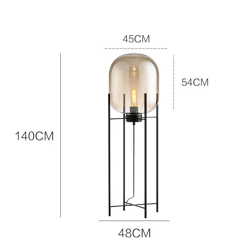 Postmodern Designer Glass Floor Lamp - Image 29