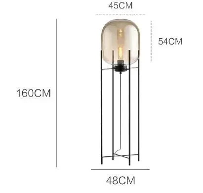 Postmodern Designer Glass Floor Lamp - Image 30