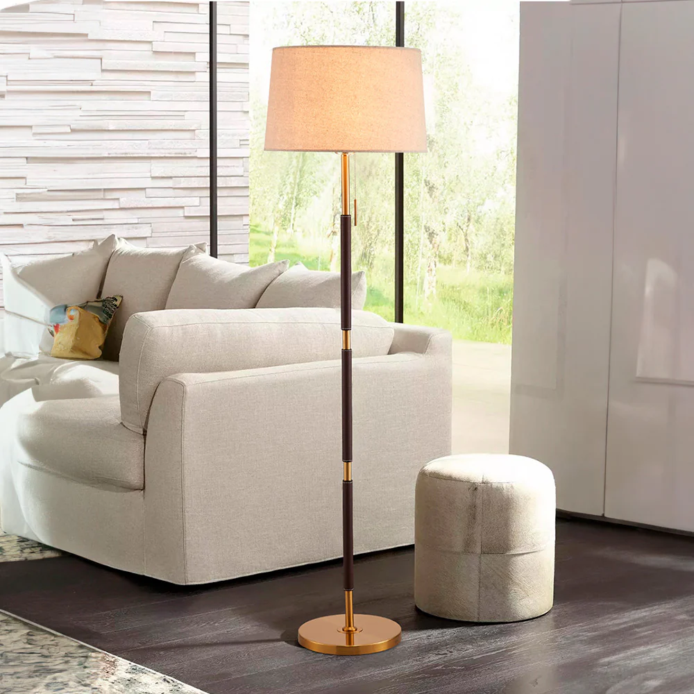 Postmodern Simple Fabric Floor Lamp For Living Room - Image 11