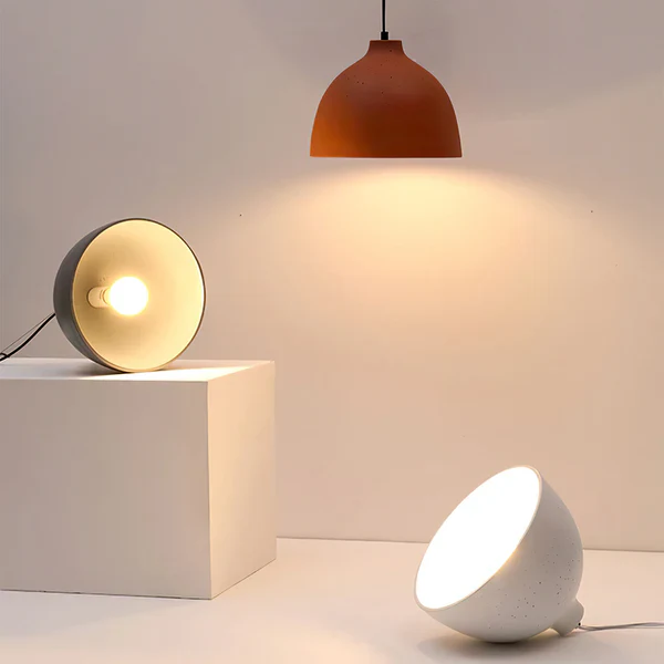 Resin Bowl Pendant Lamp Rustic Pendant Lighting - Image 15