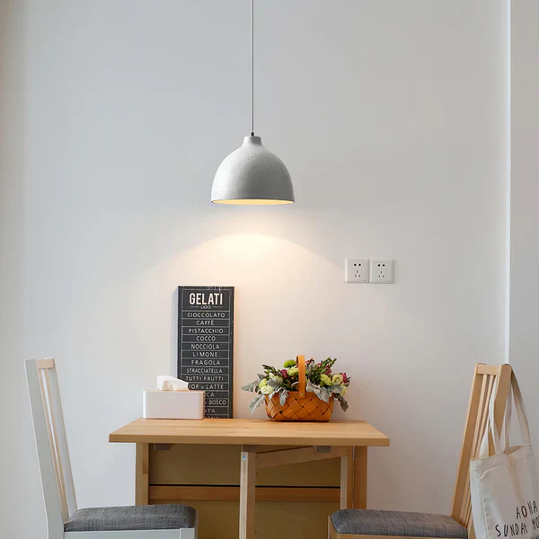 Resin Bowl Pendant Lamp Rustic Pendant Lighting - Image 9