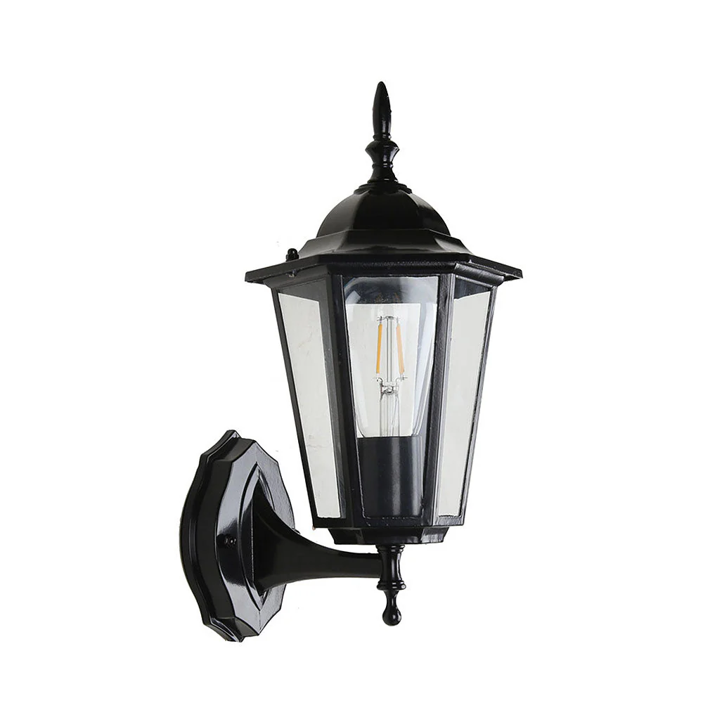 Retro Glass Outdoor Garden Wall Light - Image 4