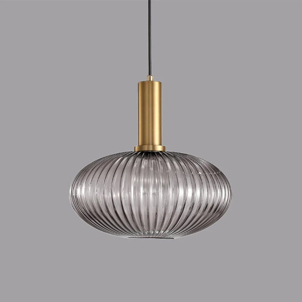 Vintage Stained Glass Lantern Shape Pendant Light - Image 17