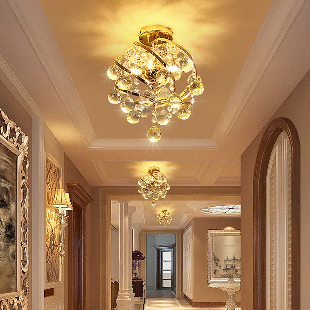 Retro Luxury Glass Spiral Ceiling Light - Image 6