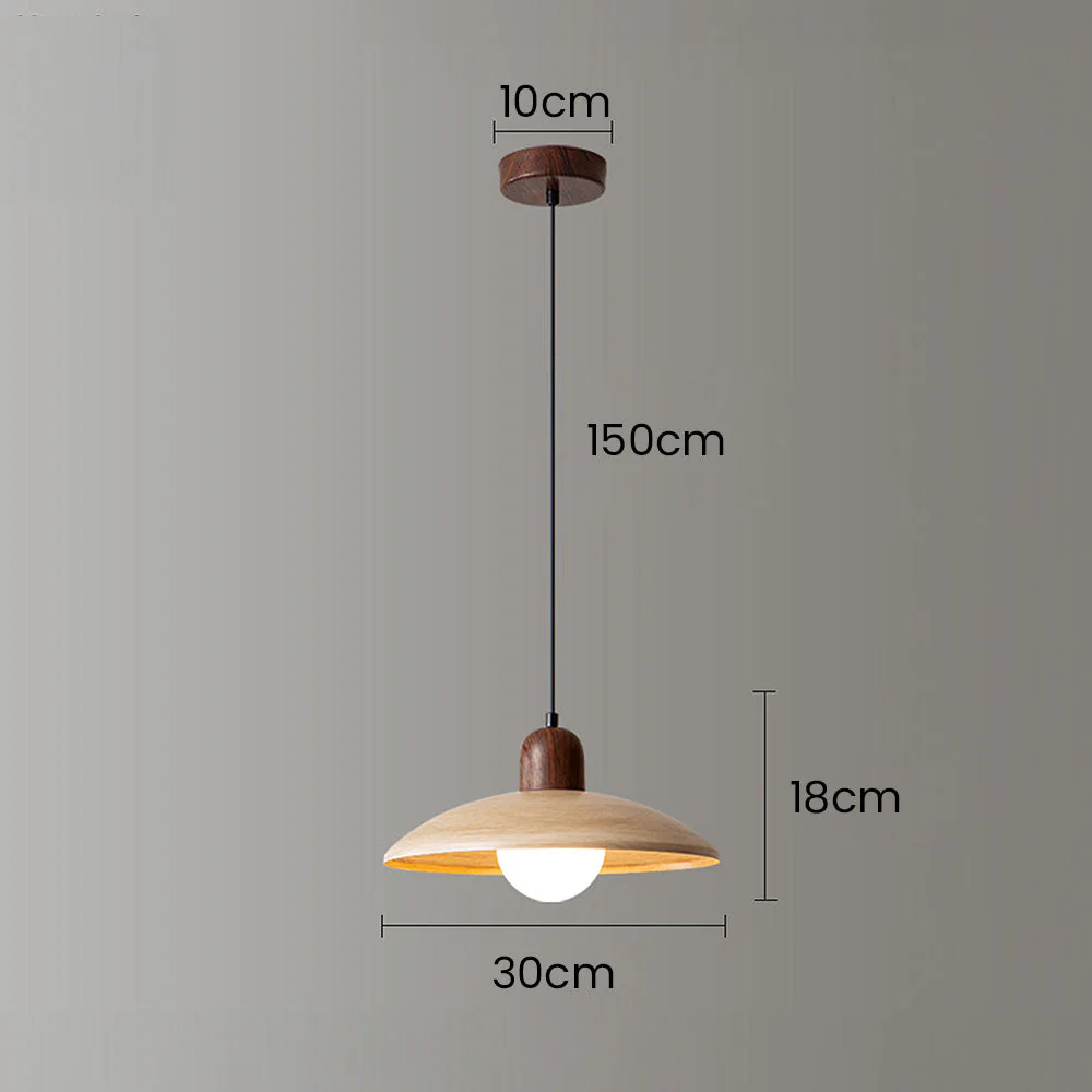 Retro Mini Wood Finish Hallway Ceiling Light - Image 8