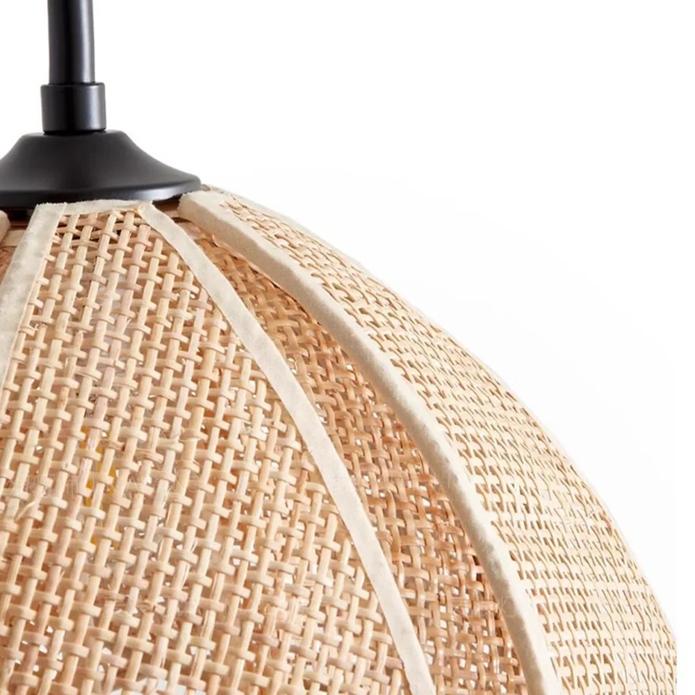 Retro Rattan Vintage Simple Wall Light - Image 12