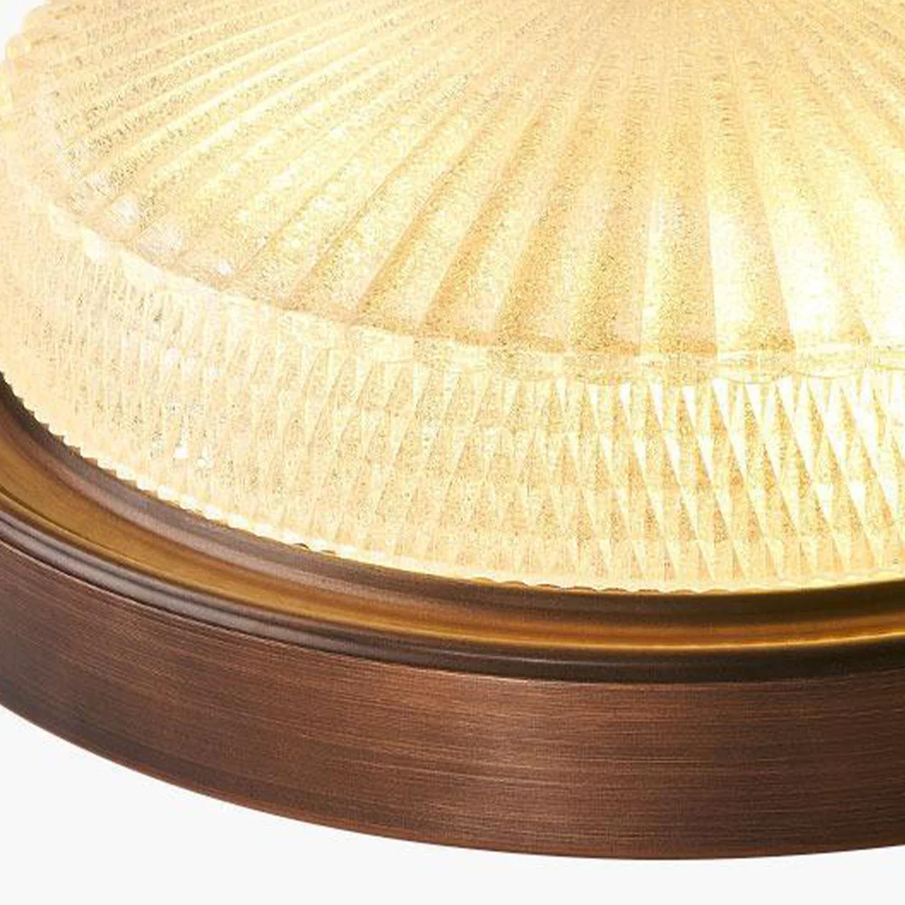 Retro Round Bedroom Ceiling Lamp - Image 9