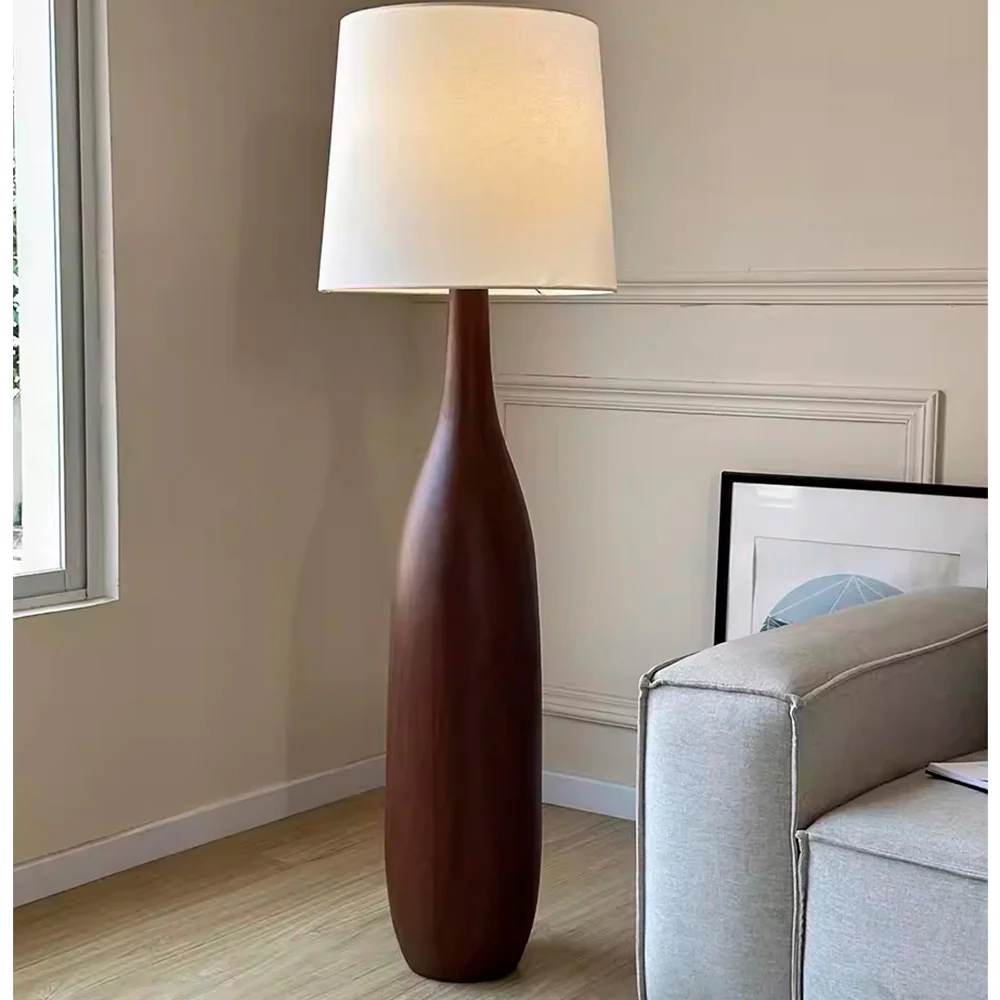 Retro Solid Wood Floor Lamp - Image 6