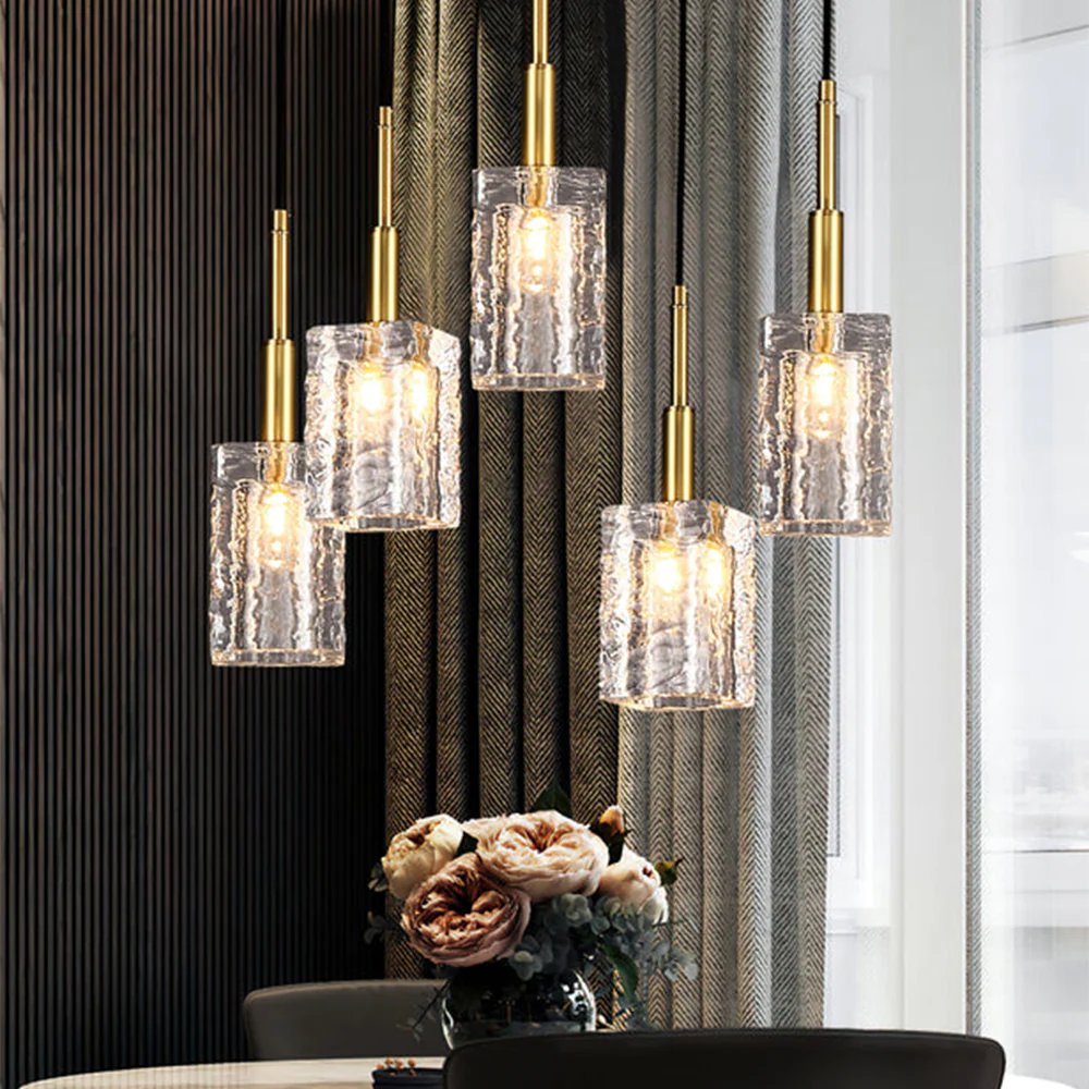 Romantic Shining Living Room Ambient Light Crystal Ceiling Hanging Lamps - Image 7
