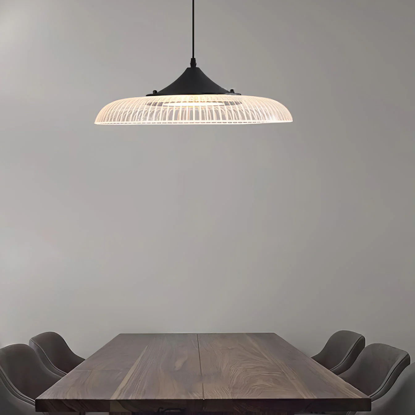 Modern LED Gold & Black Bowl Pendant Light - Image 7